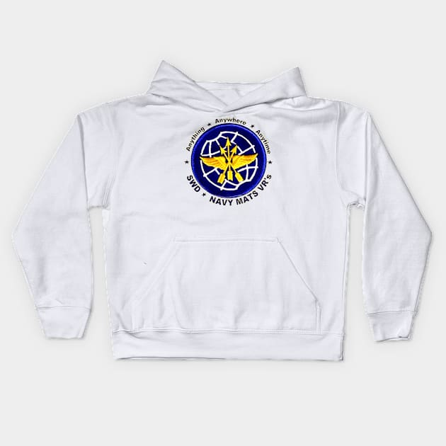 Navy MATS Crest Kids Hoodie by Spacestuffplus